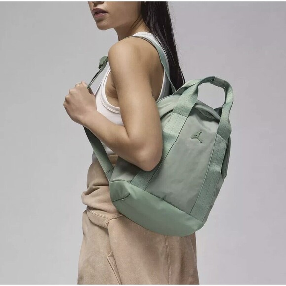 Jordan Alpha Mini Backpack (9L) Jade Smoke Green Travel Gym WA0918 EHS - NEW! main image 9